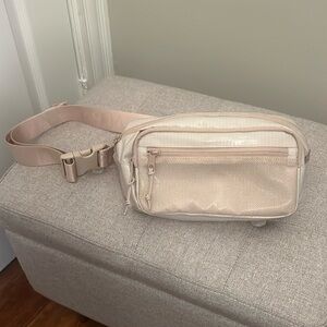 Calpak Terra Small Sling Bag In White Sands